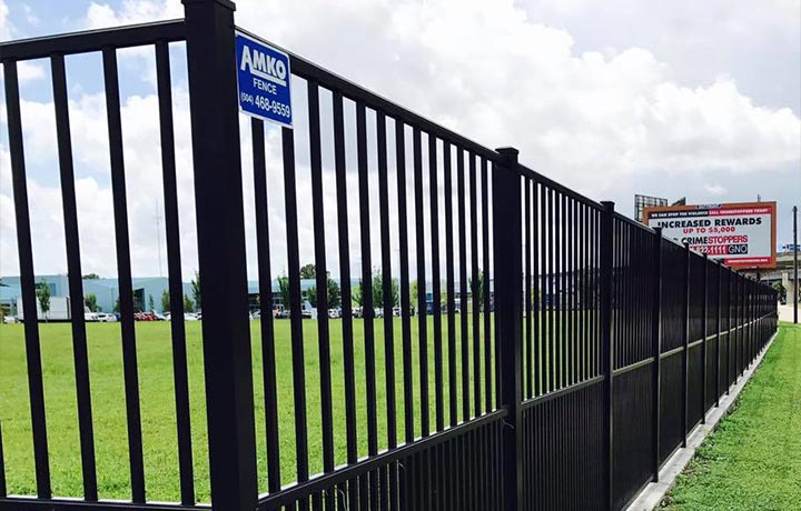 Aluminum Fence Installation in New Orleans- Amko Fence Company