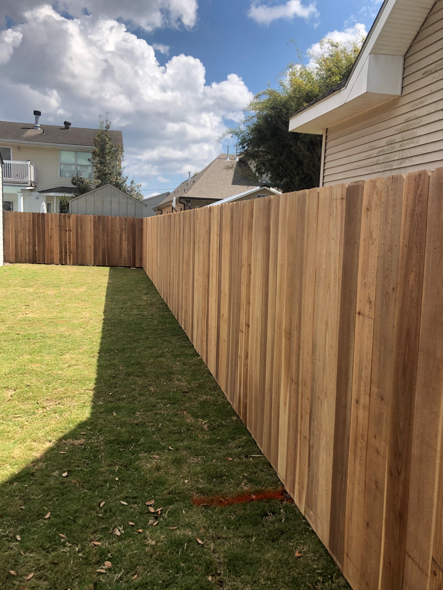 Wood Privacy Fence installation in New Orleans